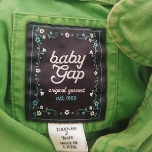Faded Green Toddler Baby Gap Jacket